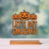 ハロウィンに乾杯！パンプキン アクリルサイン (ニュートラル)