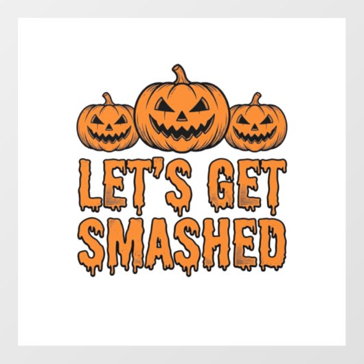 ハロウィンに乾杯!パンプキン ウィンドウサイン (シート)