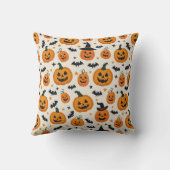 ハロウィンに最適なカボチャ柄のクッション クッション (裏面)