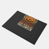 ハロウィンに生まれるバッドアセス カボチャ ドアマット (アングル)