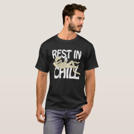 ハロウィンに着たいミイラのブラックTシャツ "Rest In Chill" Tシャツ