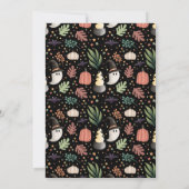 ハロウィンに赤ちゃんがやってくる！ベイビーシャワー 招待状 (裏面)