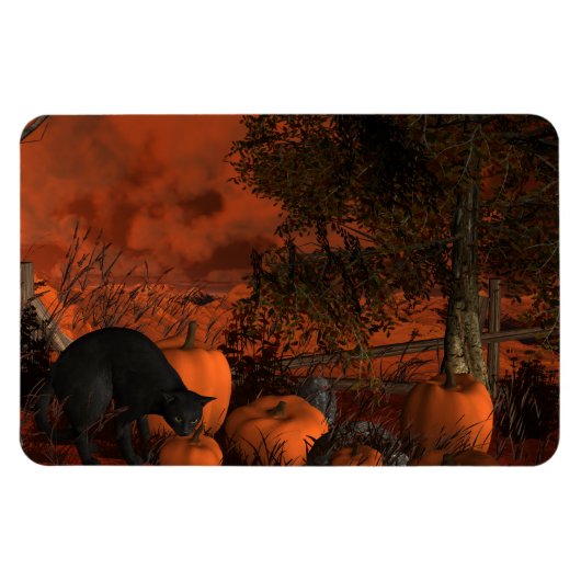 ハロウィンに近づく マグネット (横)