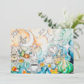 ハロウィンねこアート シーズンカード (スタンド正面)