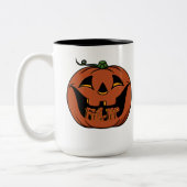 ハロウィンのあったかデザイン ツートーンマグカップ (左)