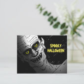 ハロウィンのおばけの絵はがき シーズンポストカード (スタンド正面)