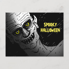 ハロウィンのおばけの絵はがき シーズンポストカード