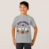 ハロウィンのおばけのTシャツ Boo Crew Tシャツ (正面フル)