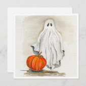 ハロウィンのおばけカード シーズンカード (正面/裏面)