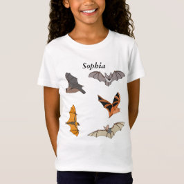 ハロウィンのおばけコウモリ Tシャツ
