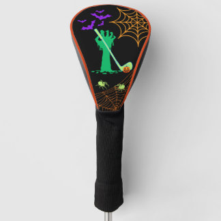 ハロウィンのおばけゴルファー ゴルフヘッドカバー