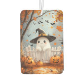 ハロウィンのおばけ カーエアーフレッシュナー (裏面)