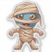 ハロウィンのおばけ シール (正面)