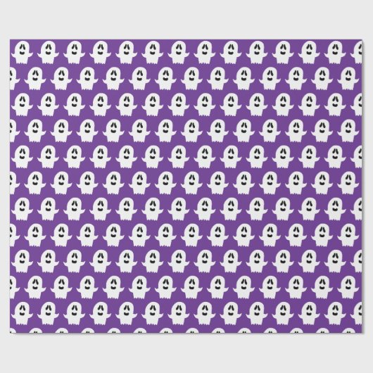 ハロウィンのおばけ ラッピングペーパー (フラット)
