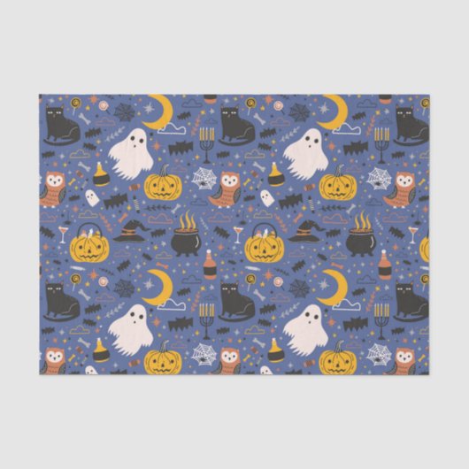ハロウィンのおばけ  薄葉紙 (正面)