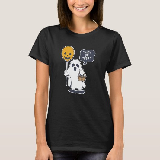 ハロウィンのおばけ Tシャツ (正面)