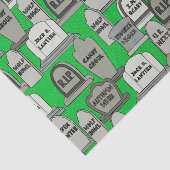 ハロウィンのおもしろいな墓石 薄葉紙 (詳細)