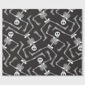 ハロウィンのおもしろいな骨組 ラッピングペーパー (フラット)