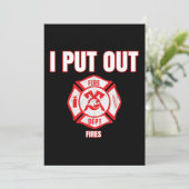 ハロウィンのおもしろい衣装を着た消防士 シーズンカード (スタンド正面)