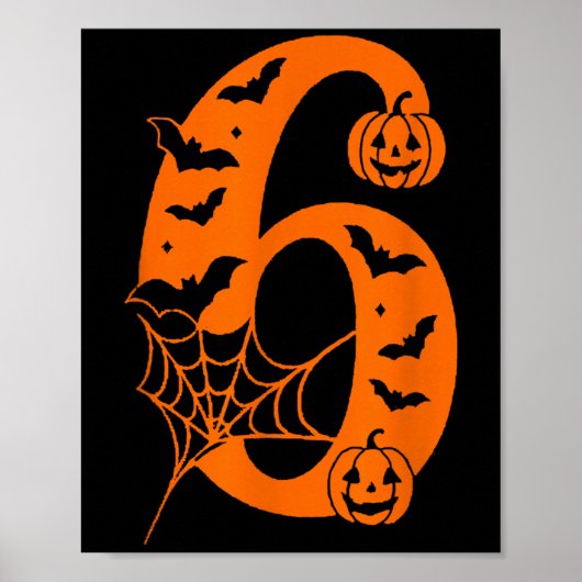 ハロウィンのおもしろミームセイリング6 7シックスセブン ポスター (正面)