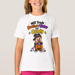ハロウィンのお兄ちゃんお姉ちゃんお兄ちゃんと交換 Tシャツ