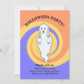ハロウィンのお化けの招待状 招待状 (正面)