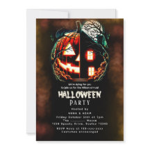 ハロウィンのお化けカボチャの家