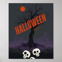 🎃👻ハロウィンのお化けポスター