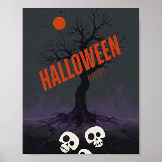🎃👻ハロウィンのお化けポスター ポスター (正面)