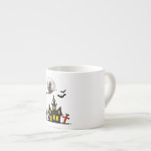 ハロウィンのお化け屋敷のエスプレッソのマグ エスプレッソカップ (正面右)