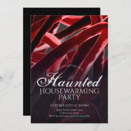 ハロウィンのお化け屋敷パーティーのお披露目 招待状