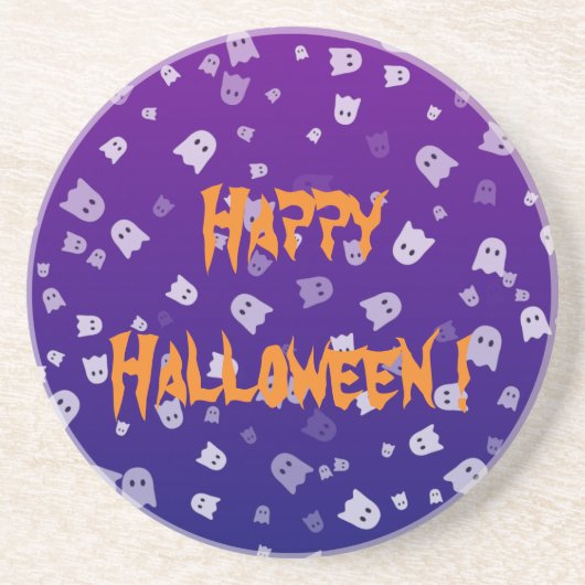 ハロウィンのお化け コースター (正面)