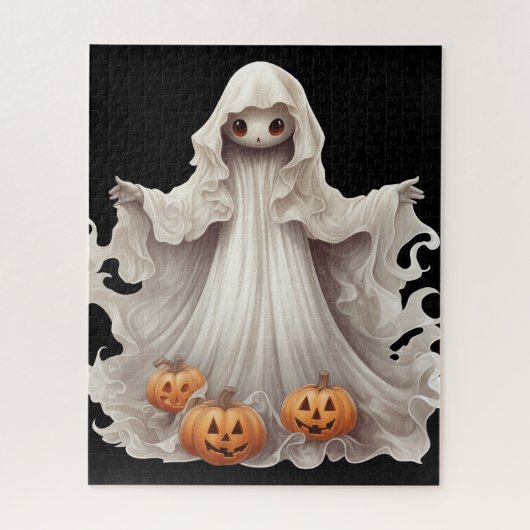 ハロウィンのお化け ジグソーパズル (縦)
