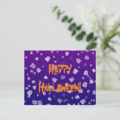 ハロウィンのお化け ポストカード (スタンド正面)