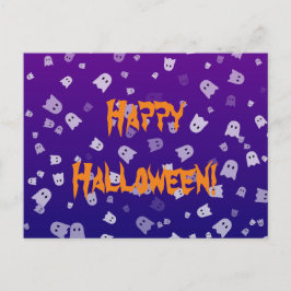 ハロウィンのお化け ポストカード