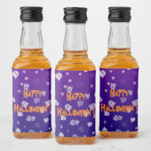 ハロウィンのお化け リキュールボトルラベル (ボトル)