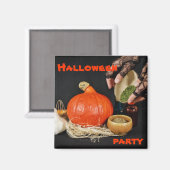 ハロウィンのお土産の準備 マグネット (正面/裏面)