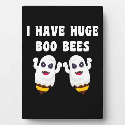 ハロウィンのお揃いコーデ 大きな Boo Bees フォトプラーク (正面)