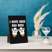 ハロウィンのお揃いコーデ 大きな Boo Bees フォトプラーク (側面)