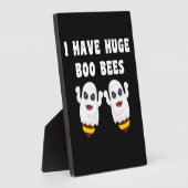 ハロウィンのお揃いコーデ 大きな Boo Bees フォトプラーク (側面)