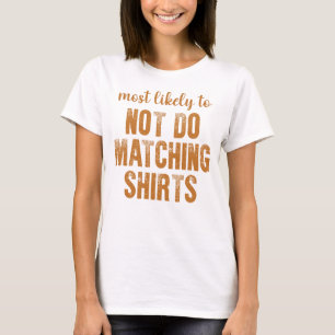 ハロウィンのお揃いTシャツを着ない可能性が最も高い Tシャツ