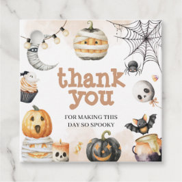 ハロウィンのお礼タグ(おばけ) フェイバータグ