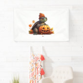 ハロウィンのお祝い - おもしろハロウィン定番Tシャツ 横断幕 (インサイチュ)