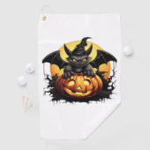 ハロウィンのお祝い - 面白いハロウィン定番Tシャツ ゴルフタオル (インサイチュ)
