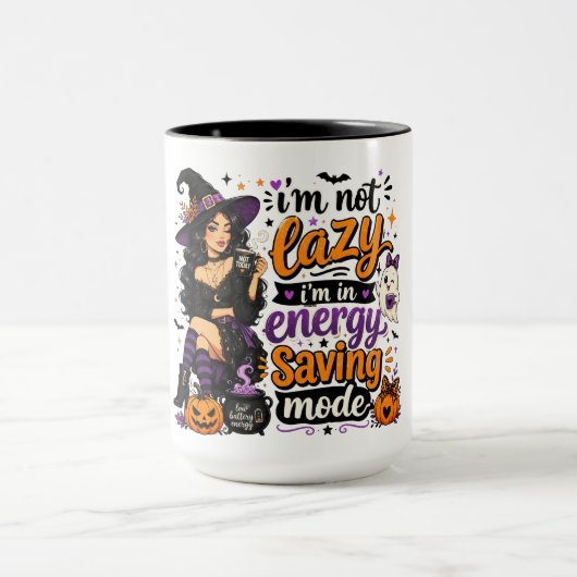 ハロウィンのお笑いレディ マグカップ (中央)