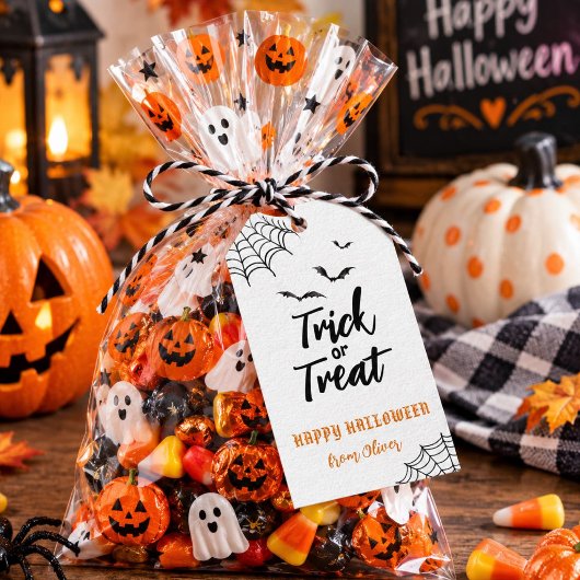 ハロウィンのお菓子のお礼にタグ ギフトタグ