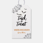 ハロウィンのお菓子のお礼にタグ ギフトタグ (正面)