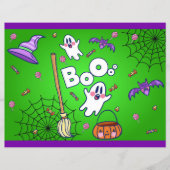 ハロウィンのお菓子の袋/キャンディーの袋 チラシ (正面)