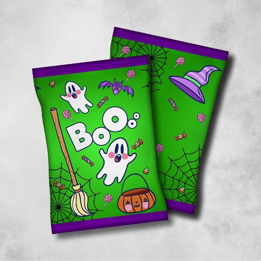 ハロウィンのお菓子の袋/キャンディーの袋 チラシ