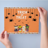 ハロウィンのお菓子の袋 チップの袋のラッパー チラシ (手)